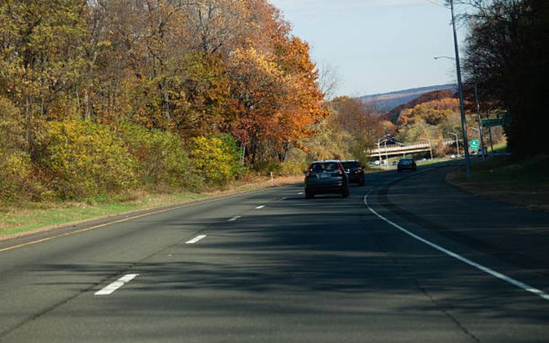 Scenic Drive in Connecticut